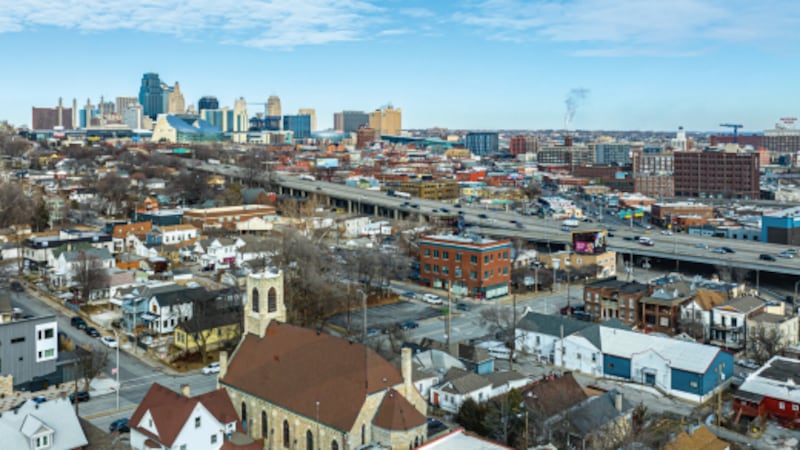 FILE - Kansas City's skyline.
