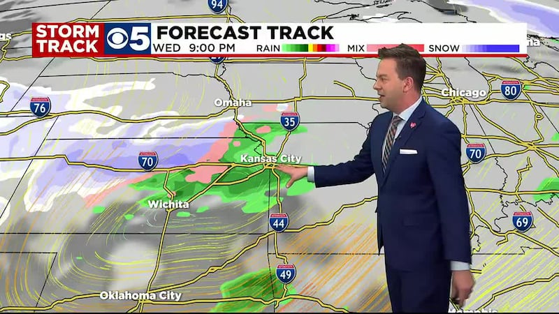Your StormTrack5 Daily Forecast for Monday shows temps reaching into the mid-50s by the...