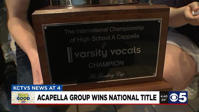 A local a cappella group took home a national title last weekend.