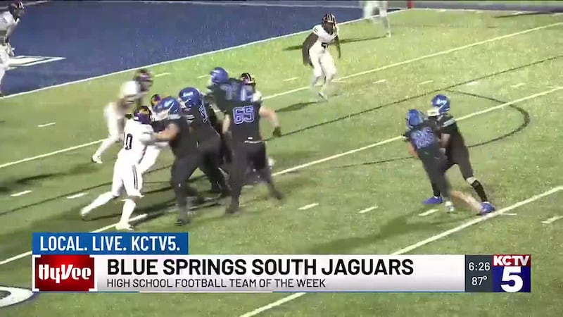 This week's Hy-Vee High School Team of the Week is the Blue Springs South Jaguars.