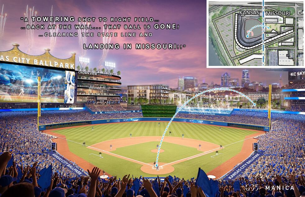 Manica Architecture released renderings for a new ballpark in the West Bottoms.