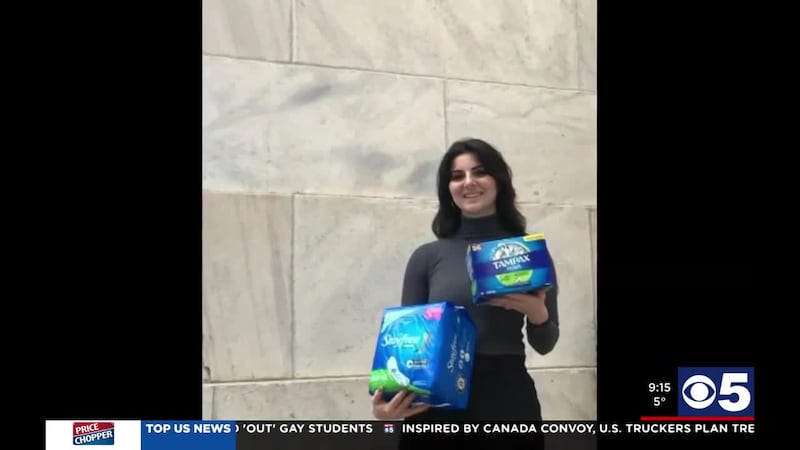 Take 5 To Care and help provide menstrual supplies to women across the Kansas City area.