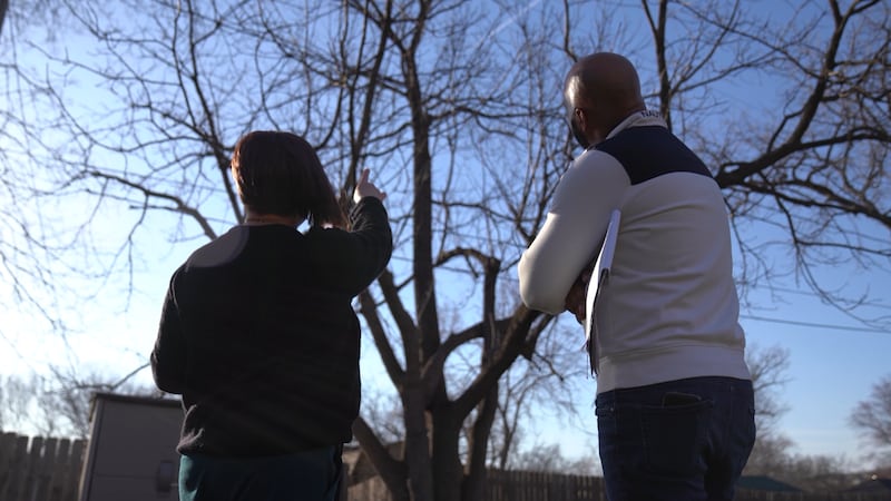 Northland neighbors express concern over lack of tree trimming near power lines.