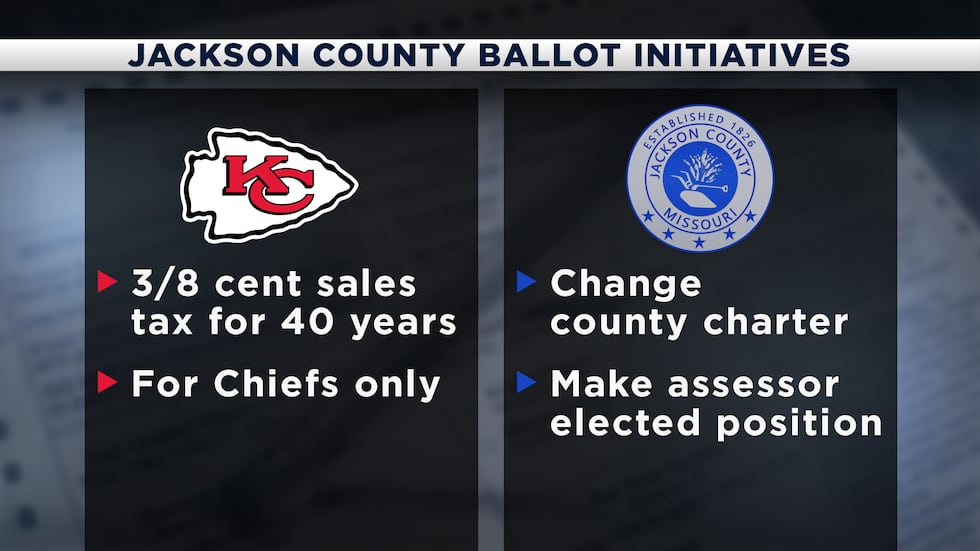 Jackson County ballot initiatives for the Chiefs and the assessor system.