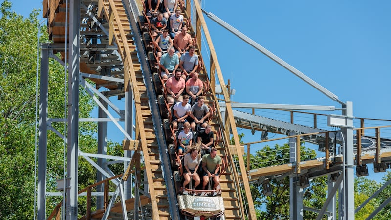 Worlds of Fun Provided pictures of the Zambezi Zinger ahead of the park opening on May 3, 2025.