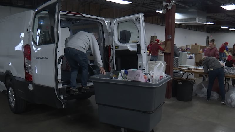 The Salvation Army is busy gathering gifts and donations from the generous community of Kansas...