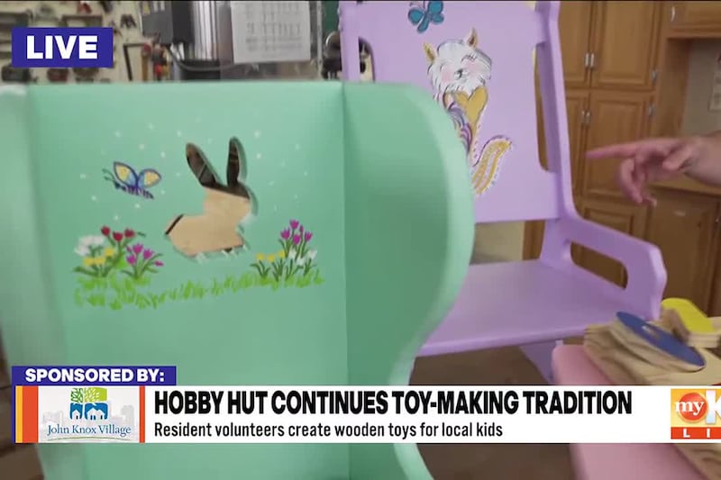 Shane joins John Knox Village residents to learn more about their Hobby Hut tradition of...