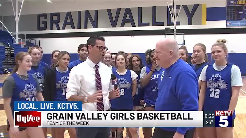 Grain Valley girls basketball is this week's Hy-Vee Team of the Week.