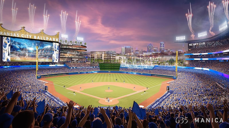 Manica Architecture released renderings for a new ballpark in the West Bottoms.