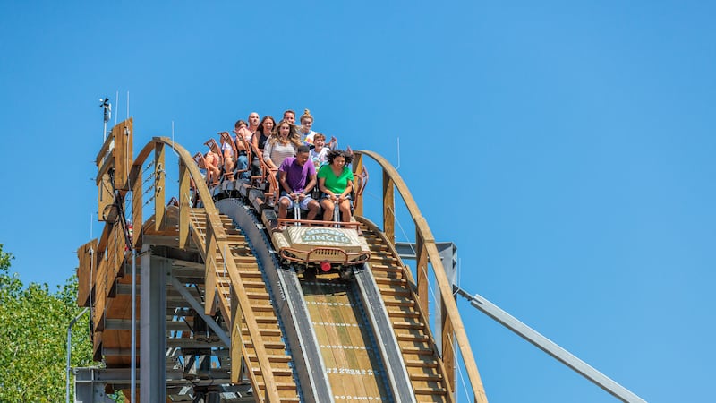 Worlds of Fun Provided pictures of the Zambezi Zinger ahead of the park opening on May 3, 2025.