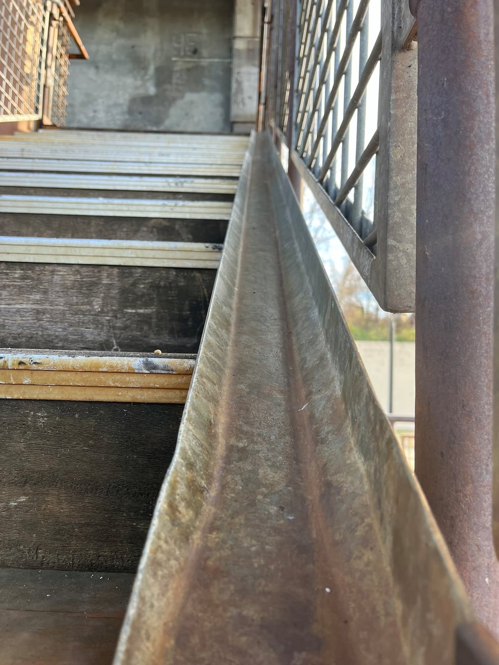 Port KC provided a picture of the runnel available for cyclists to use and wheel their bikes...