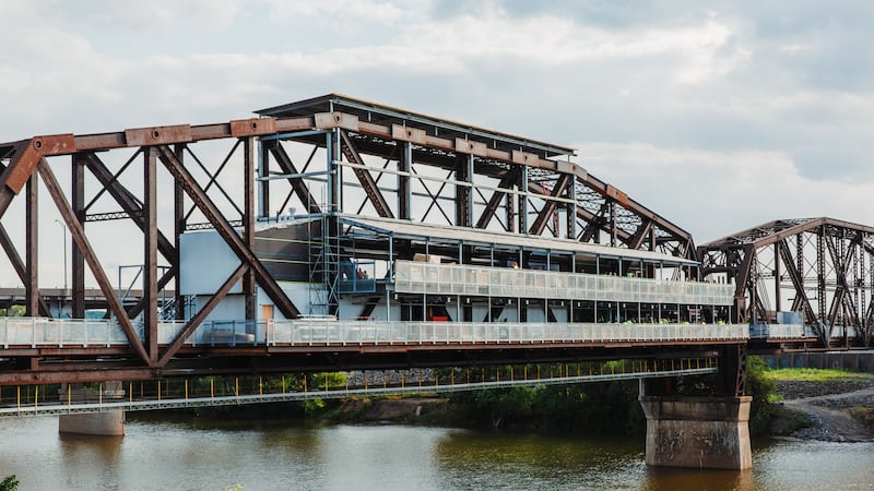 Developers of the Rock Island Bridge provided a picture of the entertainment area that will...