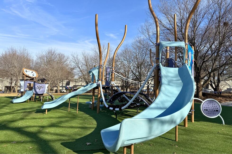 The newly renovated Maple Hills Park in Overland Park.