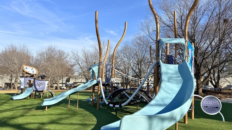 The newly renovated Maple Hills Park in Overland Park.