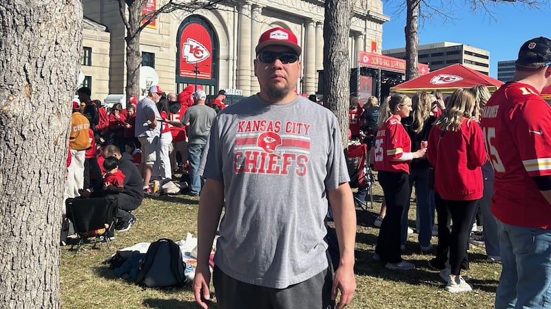 Paul Contreras attended the Kansas City Chiefs Super Bowl Parade and Rally on Fb. 14, 2024.