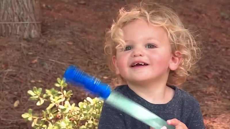 A toddler in Georgia found a woman who had been missing for four days while he was playing...