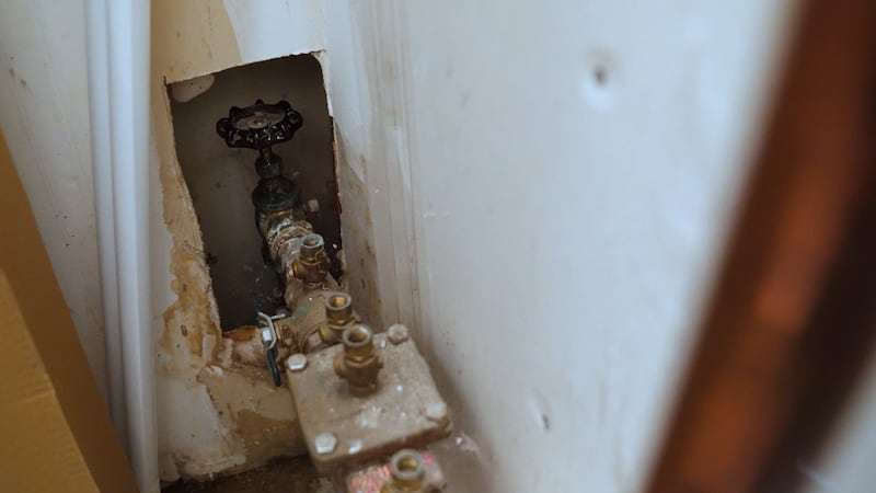 A water leak has cost Northland Clothing Center hundreds of dollars thanks to some...