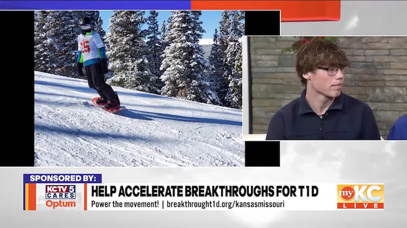 Becky Wiseman, Community Board President of Breakthrough T1D and Lucas Wiseman, High School...