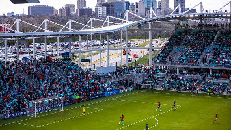 The KC Current won 5-4 in the home opener at CPKC Stadium on March 16, 2024.