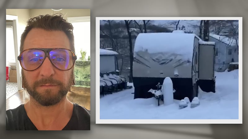 Graham Anderson moved to a camper for months because his utility bill skyrocketed.