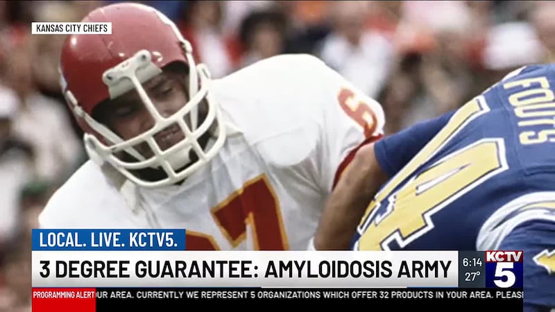 Chiefs Hall-of-Famer helps raise awareness with Amyloidosis Army