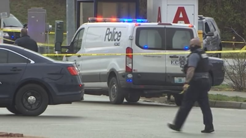 KCPD officers investigate a shooting at 63rd and Prospect in March of 2021 that killed Malcolm...