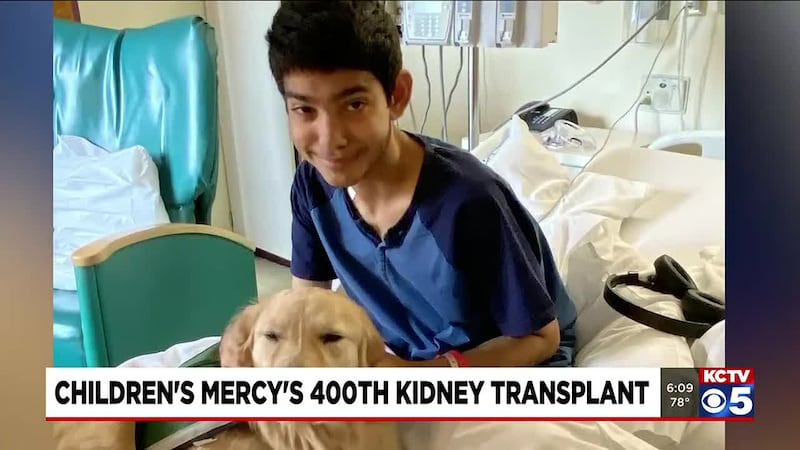 Children's Mercy's 400th kidney transplant