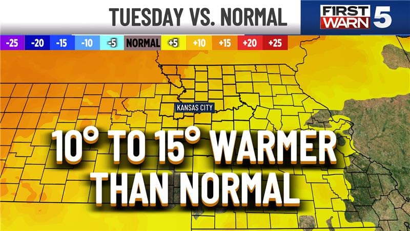 Looking ahead to warmer temperatures next week.