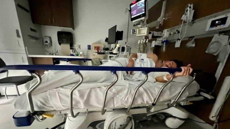Lukas Kirby hospitalized at KU Medical Center for E. coli.