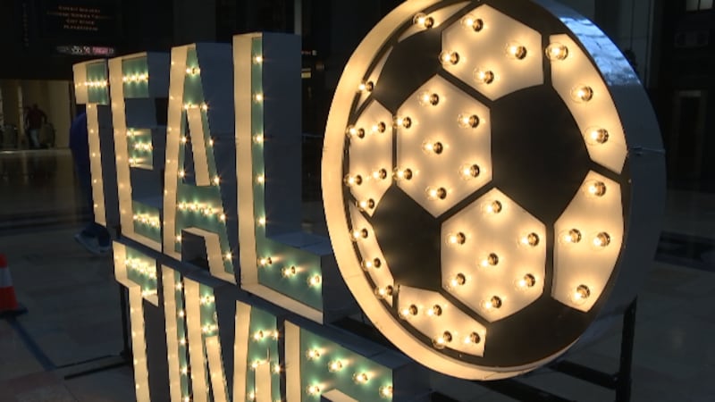 It's 'Teal Time' in Kansas City ahead of the KC Current's first home playoff match in CPKC...