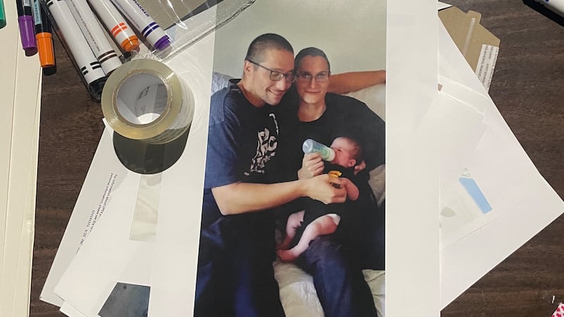 Maria Pike and baby Destinii