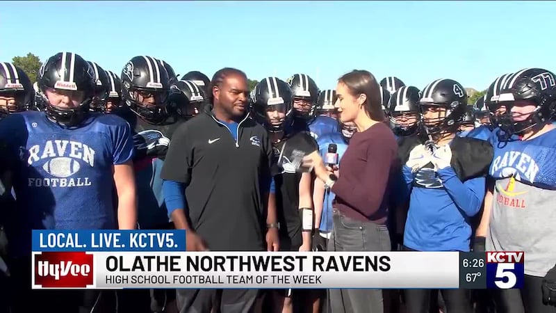 This week’s Hy-Vee Team of the Week is the Olathe Northwest Ravens.