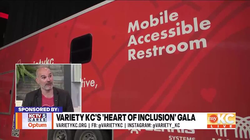 Variety KC's Chief Inclusion Officer Marc Harrell and Community Liaison Officer Ali O'Grady...