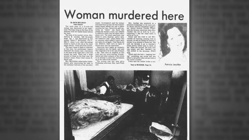 A newspaper article in 1980 reported on a murder in St. Joseph, Missouri.
