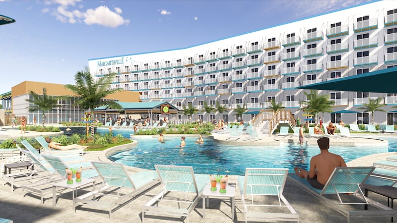The new Margaritaville Hotel Kansas City is set to debut in Spring 2025.