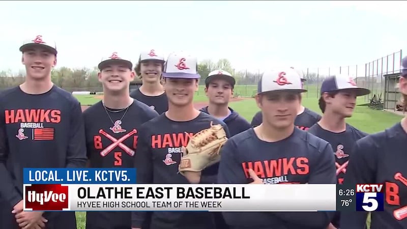 This week's Hy-Vee Team of the Week is the Olathe East Hawks.
