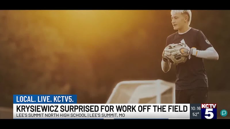 Krysiewicz surprised for work off the field
