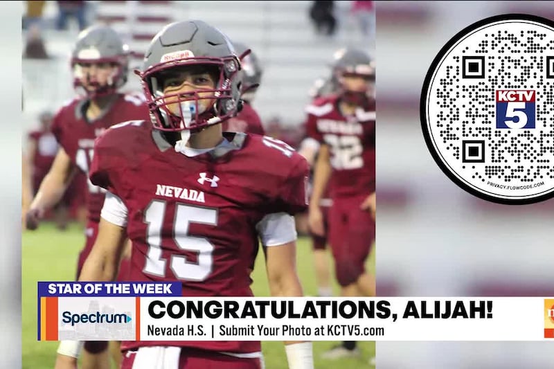Our Spectrum Star of the Week is Alijah Edmunds, who is a quarterback at Nevada MO High School...