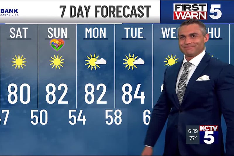 We are in a sweet stretch of spring weather lined up right into the weekend.