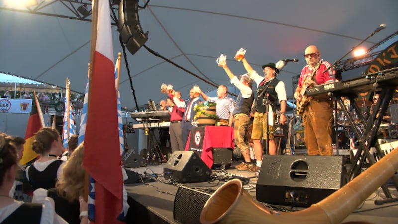 The community celebrates KC Oktoberfest on Oct. 4, 2024.
