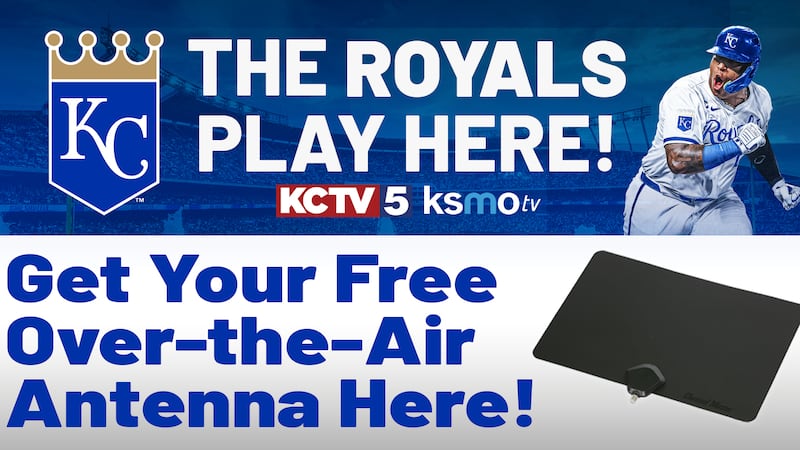 KCTV5 is giving away 100 free antennas so our viewers can watch the Royals play on KCTV5 and...