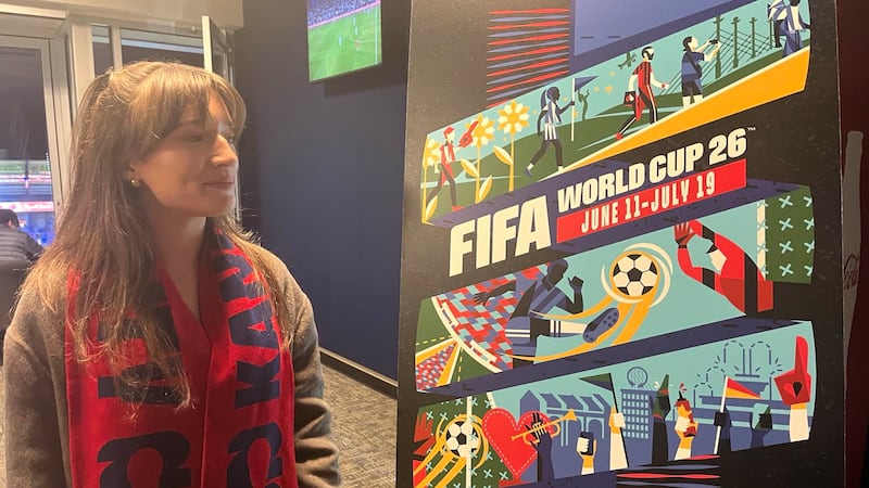 Jadie Arnett had the winning artwork "Woven Together" for the KC World Cup host city poster.