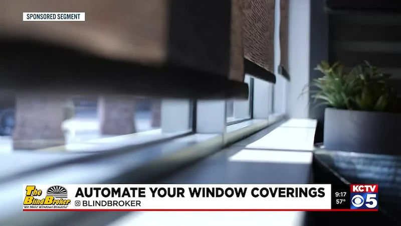 Jillian checks out the beautiful window coverings offered at Blind Broker including motorized...