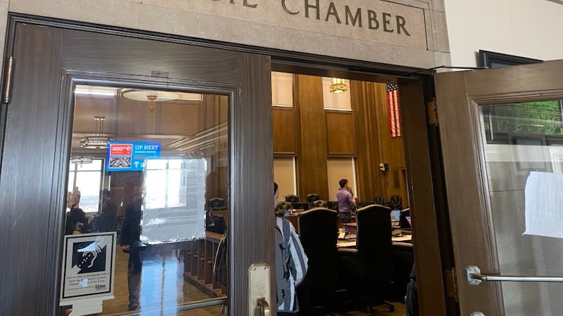 City councilmembers convened Thursday afternoon at Kansas City Hall.