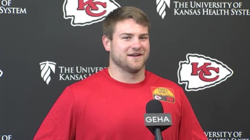 Jared Casey, a former tight end for the Kansas Jayhawks, hopes to make an impression after...