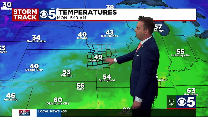 Your StormTrack5 Daily Forecast for Monday.