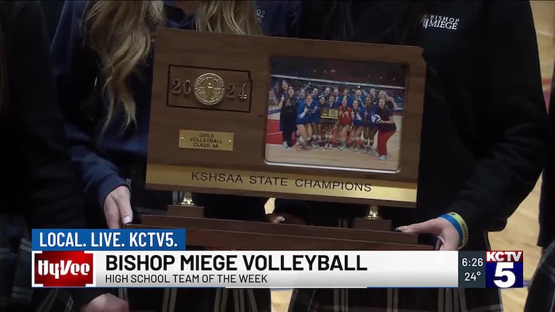 Hy-Vee Team of the Week: Bishop Miege Volleyball