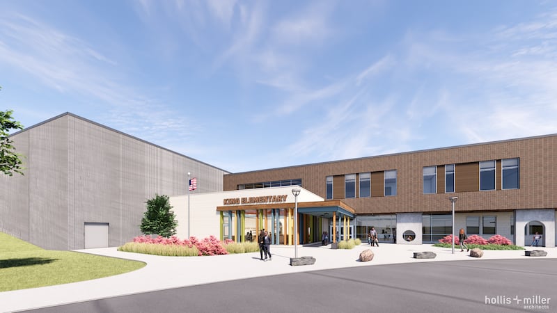 JE Dunn provided a rendering of the exterior of the new King Empowerment Campus that will soon...